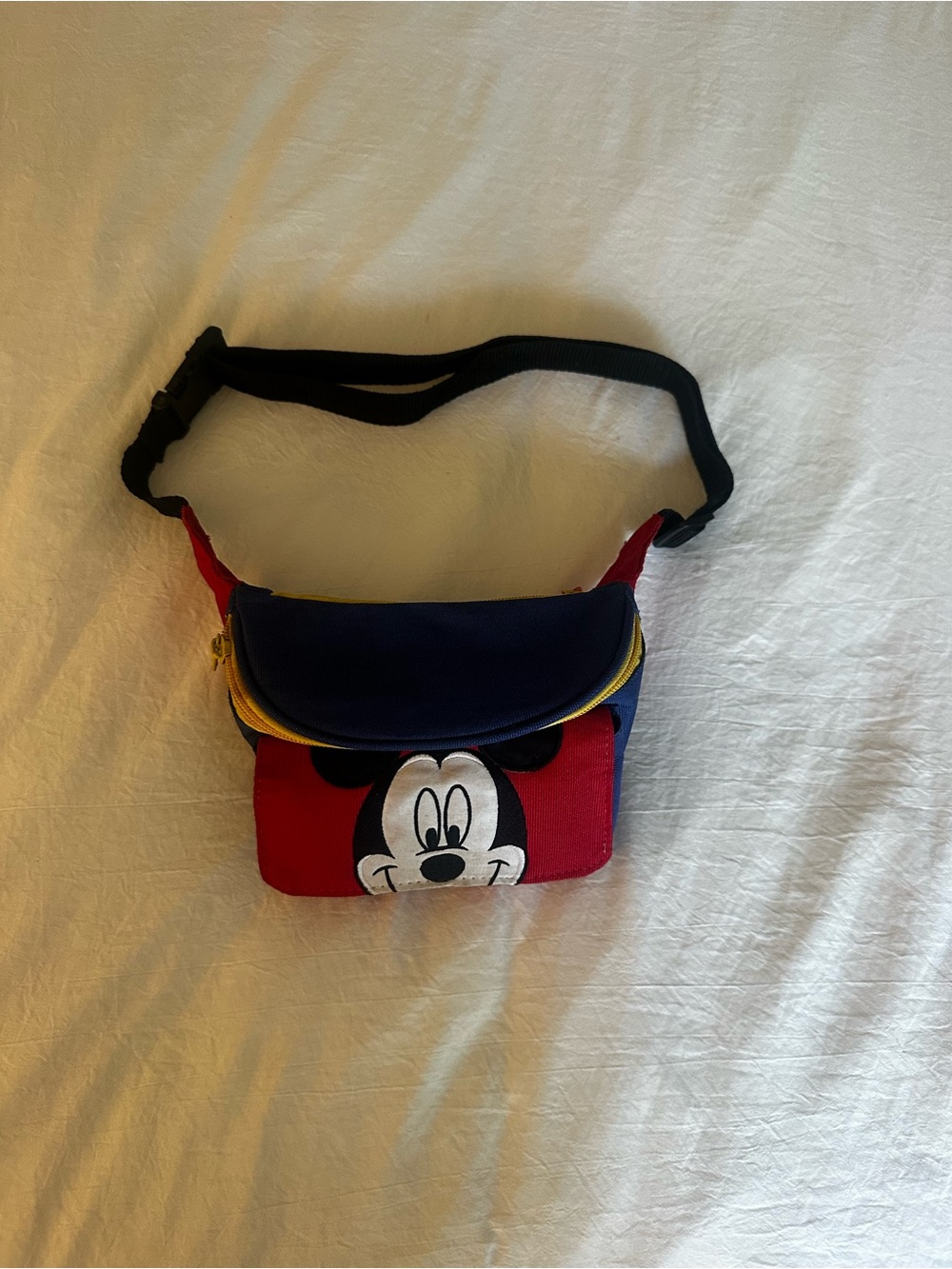 Vintage Mickey Mouse Red and Navy Fanny pack